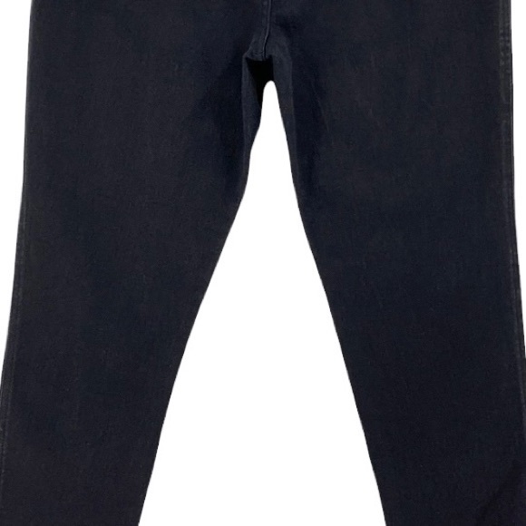 Retro Black High Rise Mom Jeans Stretch Tapered Leg by West Port Denim - Picture 9 of 16